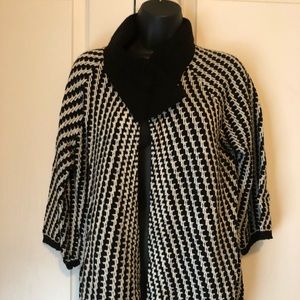 Wool Black & White Sweater